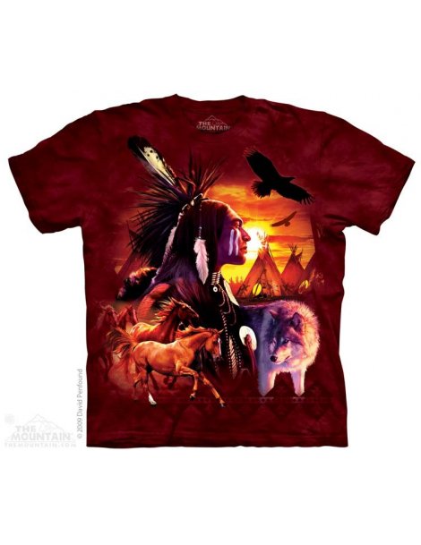 Indian Collage - T-shirt indien - The Mountain