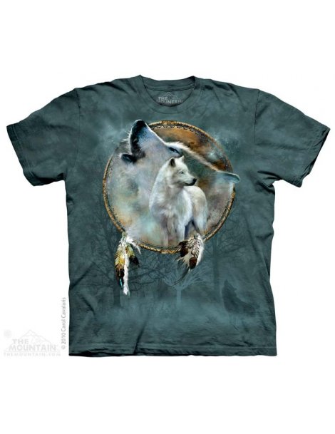 Wolf Spirit Shield -Tshirt loup -The Mountain