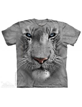 T-shirt The mountain - White tiger face