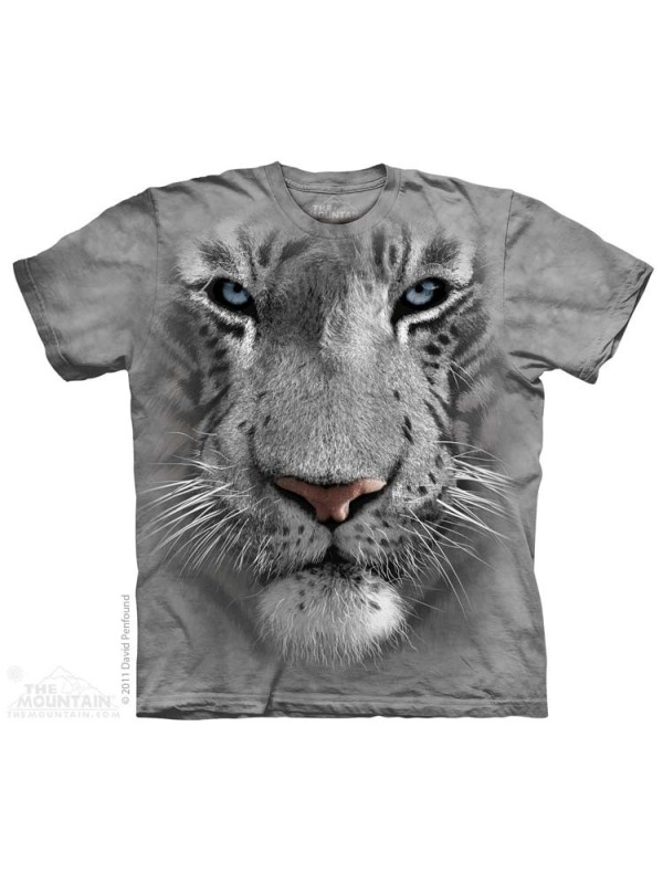 T-shirt tigre blanc big face