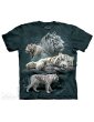 Tigre blanc Collage - T-shirt tigre - The Mountain
