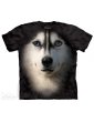 Husky Siberian t-shirt The mountain