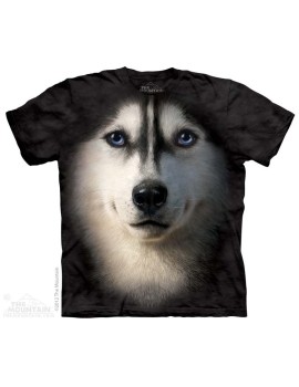 The mountain big face collection - husky siberan T-shirt
