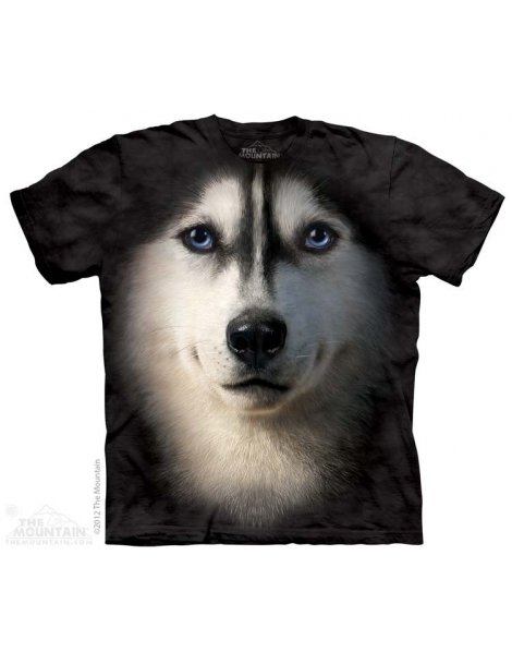 Husky Siberian t-shirt The mountain