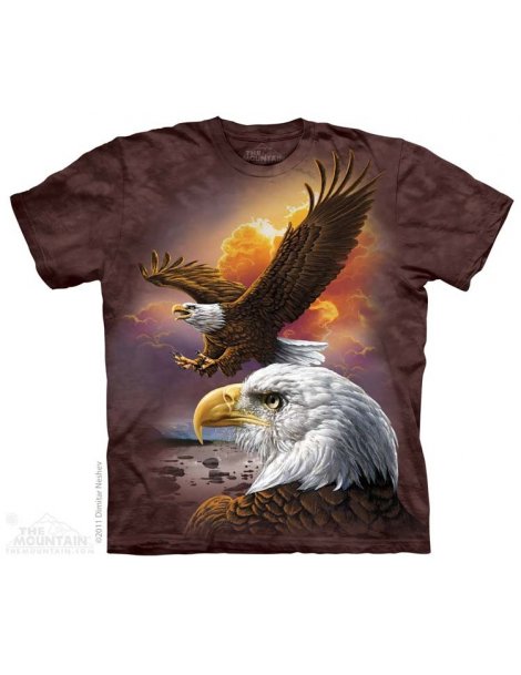 Eagle & Clouds - Tee-shirt aigles - The Mountain