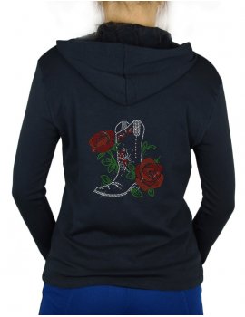 Bottes et roses-Gilet