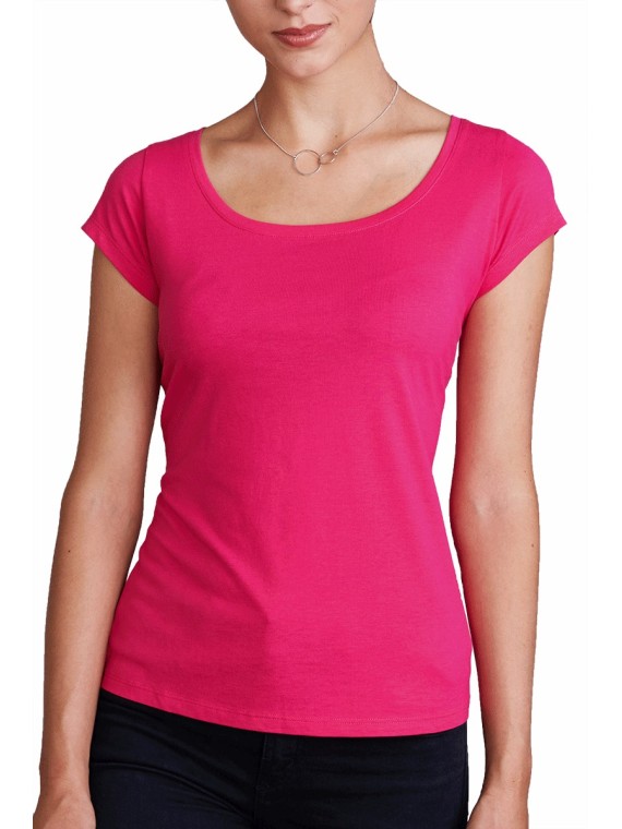 T-shirt col bateau unis K