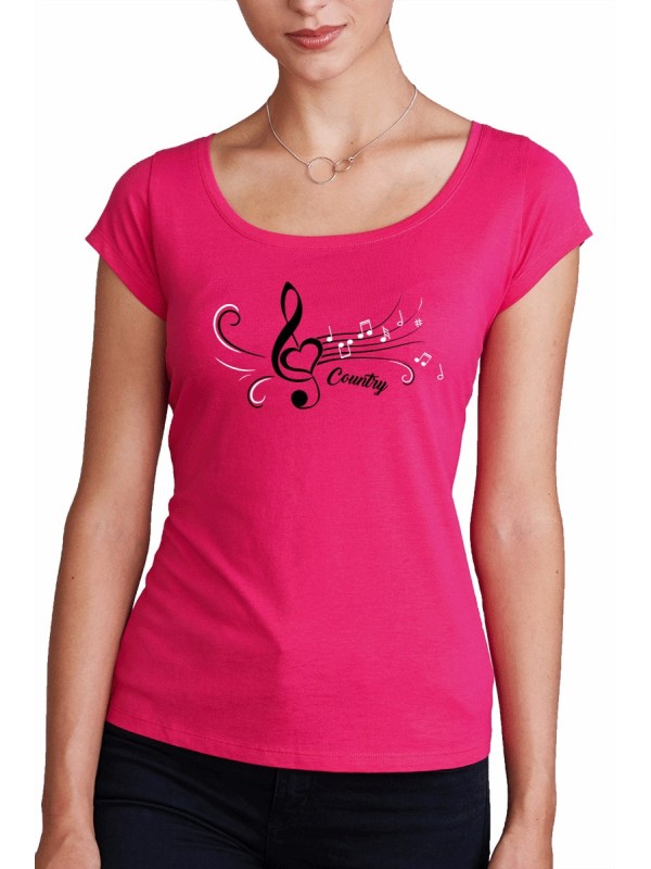 T-shirt COL BATEAU CLE DE SOL