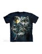 Moon Wolves Collage - T-shirt enfant loups - The Mountain