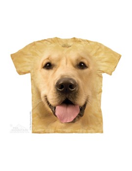 kid t-shirt  dog golden retriever