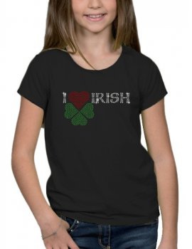 I Love Irish - T-shirt Fillette