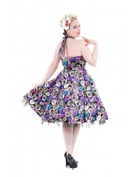 Robe - Bleeding Rose Floral Halter