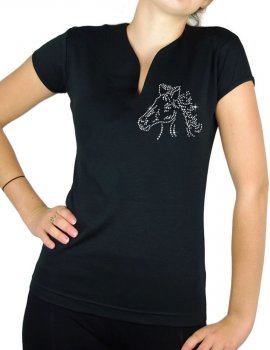 Horse Head - Women's V-Neck T-shirt