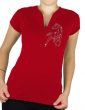 Rhinestone Horse - Women's V-Neck T-shirt