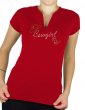 Cowgirl boots rhinestones - Women's V-neck T-shirt