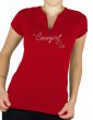 Cowgirl boots rhinestones - Women's V-neck T-shirt