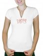 Dance rhinestone - Women's V-neck T-shirt