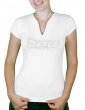 Danse eclaté strass - T-shirt femme Col V