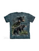 Three Black Bears - T-shirt ours enfant - The Mountain