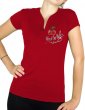 Cherry Rock'n Roll - Women's V-Neck T-shirt