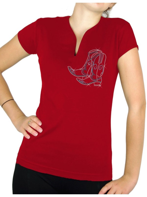 Dancing Boots - Women's V-Neck T-shirt