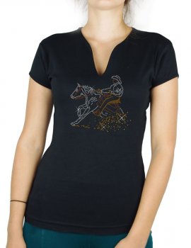 Reining - Women's V-Neck T-shirt