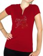 Reining - T-shirt femme Col V