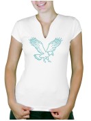 Aigle - T-shirt femme Col V