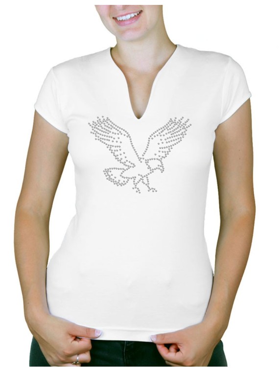 Aigle - T-shirt femme Col V
