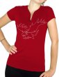 Aigle chasse - T-shirt femme Col V