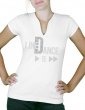 Line dance play - T-shirt femme Col V