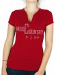 Country Music play - T-shirt femme Col V