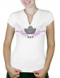 Chapeau Ailés - T-shirt femme Col V