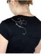 guitare usa arabesque - T-shirt femme Col V