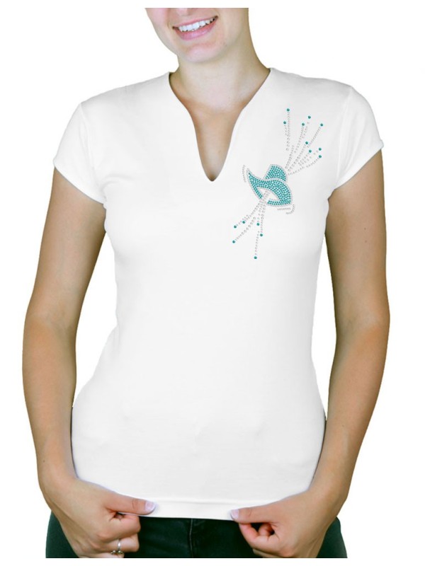 Chapeau Festif - T-shirt femme Col V