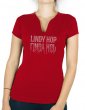 Lindy Hop miroir - T-shirt femme Col V