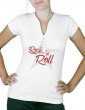 Etoile Nautique Rock'n Roll - T-shirt femme Col V