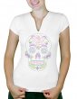 Crane Mexicain - T-shirt femme Col V