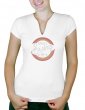 Macaron Dance Swing - T-shirt femme Col V