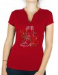 Botte et Roses - T-shirt femme Col V