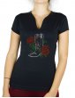 Botte et Roses - T-shirt femme Col V