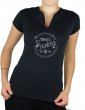 Macaron Dance Swing - T-shirt femme Col V