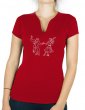 Danseurs Swing - T-shirt femme Col V