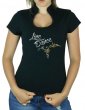 Line Dance Arabesque - T-shirt femme Col Omega