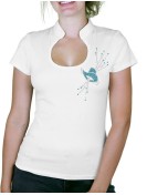 Chapeau Festif - T-shirt femme Col Omega