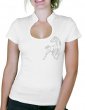 Cheval - T-shirt femme Col Omega