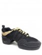 Black and Gold Dance Sneakers