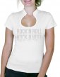 Rock'n Roll Miroir - T-shirt femme Col Omega