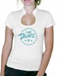 Macaron Line Dance - T-shirt femme Col Omega