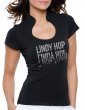 Lindy Hop Miroir - T-shirt femme Col Omega